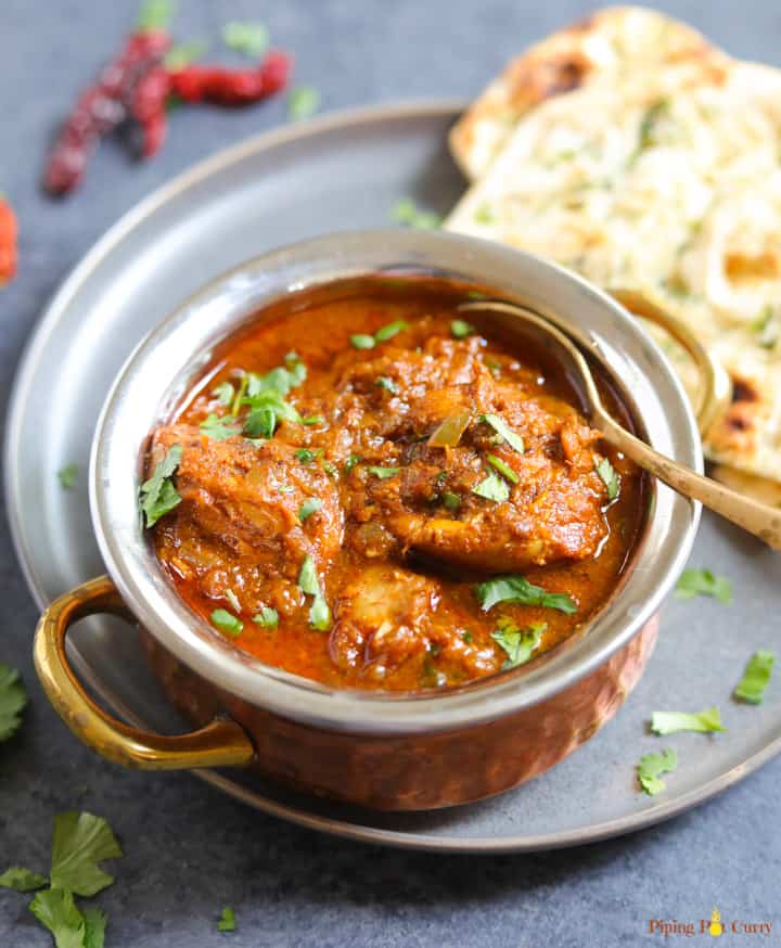 Vindaloo made with Madhuban Madras Sauce (HOT)